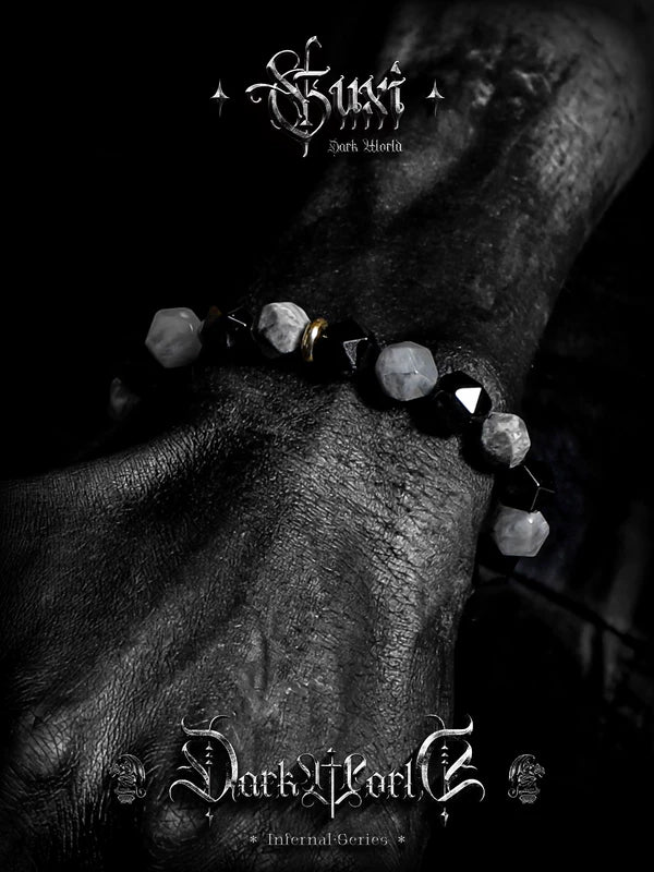 Natural Obsidian Beaded Bracelet 5