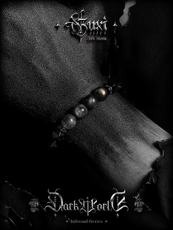 Obsidian Beaded Bracelet 5