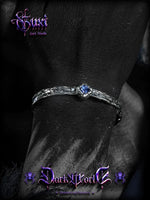 925 Sterling Silver Zircon Cuff Bracelet 5