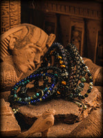 Natural Obsidian Beaded Bracelet 1