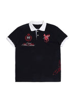 Embroidered Graphic Short-Sleeve Polo Shirt 2