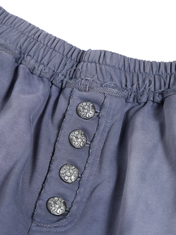 Distressed Graphic Wide Leg Pants 4