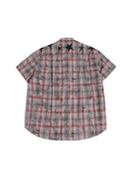 Boxy Checkered Short Sleeve Shirt 2