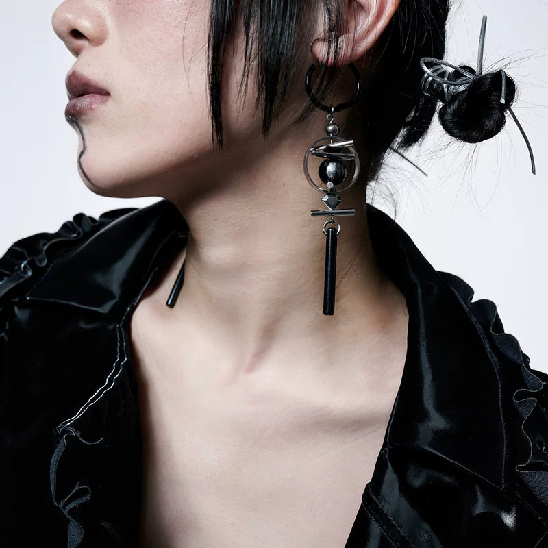 ,5126792001058, Punk Mech Drop Earrings