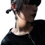 5126792001057, Punk Mech Drop Earrings