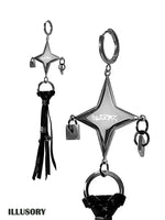 Punk Leather Tassel Earrings 5
