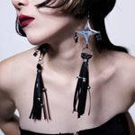 5309404326895, Punk Leather Tassel Earrings