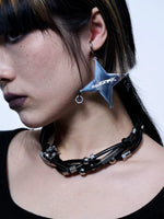 Leather Beaded Pendant Necklace 5