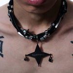 5433894715441, Leather Beaded Pendant Necklace