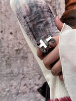 Handmade Hardcore Punk Cross Ring 4