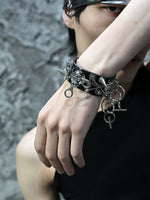 Punk Leather Spike Bracelet 3