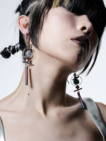 Deconstructed Punk Drop Earrings 3