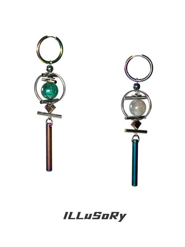 Deconstructed Punk Drop Earrings 5