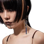 5102191864329, Deconstructed Punk Drop Earrings