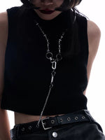 Punk Choker Sweater Chain Necklace 4