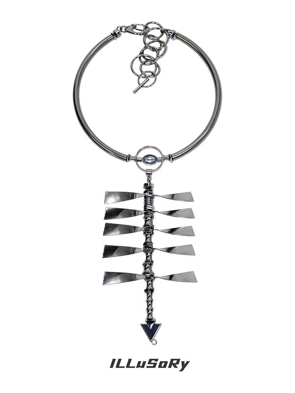 Punk Spine Necklace 1
