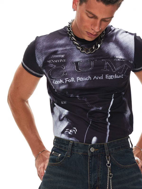 Graphic Print Short Sleeve T-Shirt 2