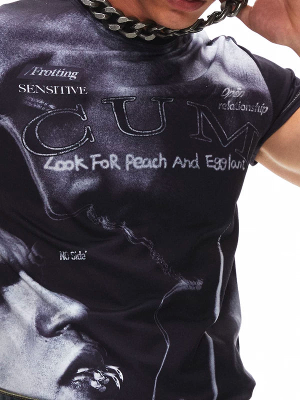 Graphic Print Short Sleeve T-Shirt 5