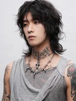 Punk Cross Pendant Necklace 2