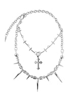 Punk Cross Pendant Necklace 5