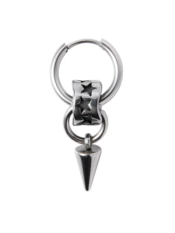 Punk Star Hoop Earrings 1