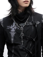 Gothic Cross Pendant Necklace 4