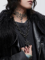 Punk Cross Pendant Necklace 1