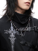 Gothic Cross Pendant Necklace 1