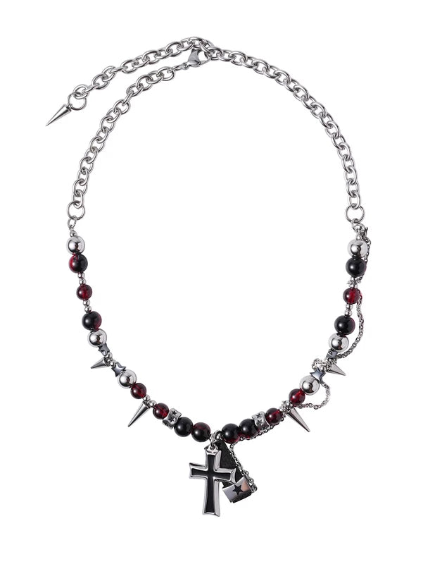 Gothic Cross Pendant Necklace 5