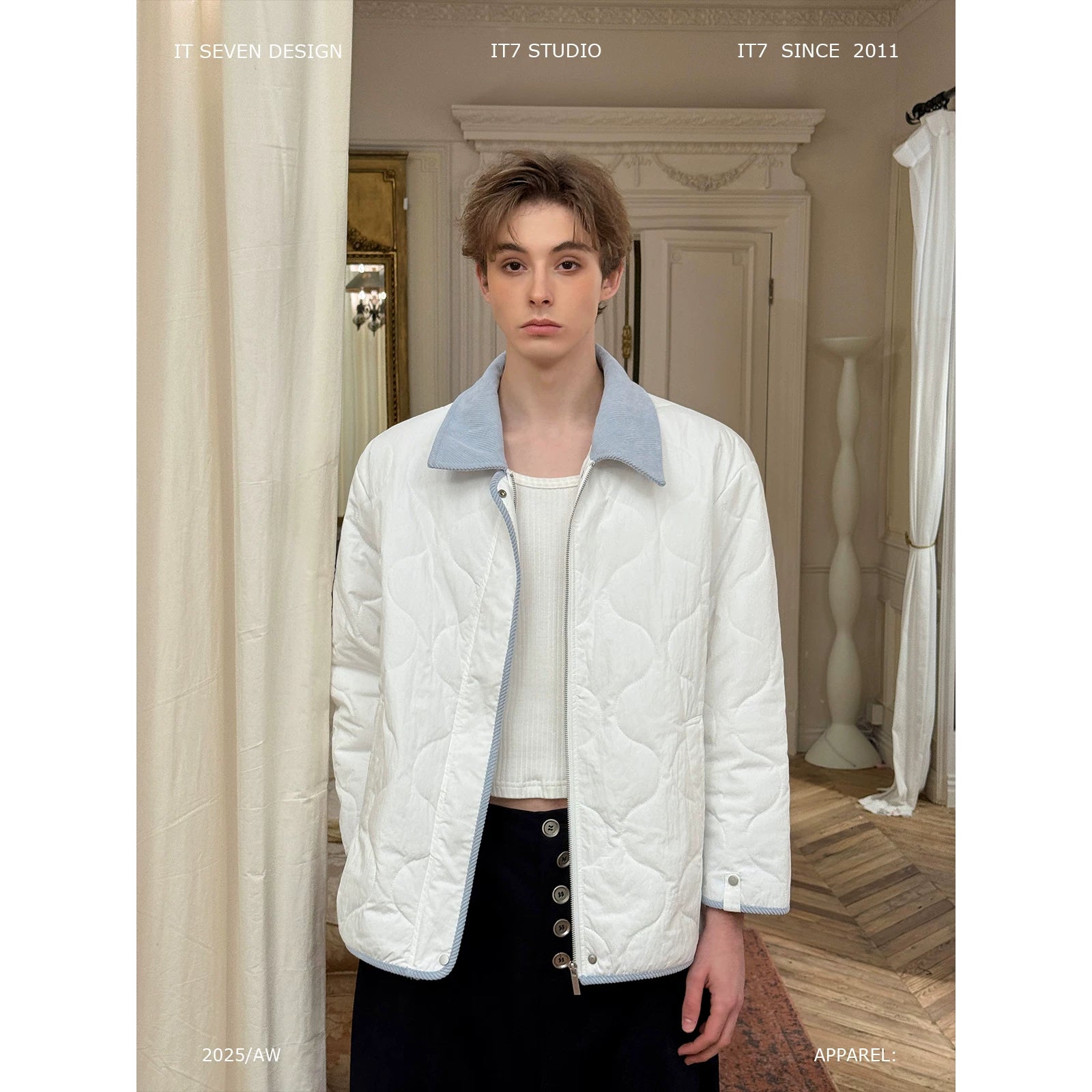 Cloud Quilted Collared Padded Jacket 1