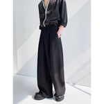 Oversized Pleated Wide-Leg Casual Pants 5
