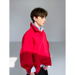 Polo Collar Long Sleeve Pullover Shirt 2