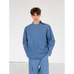 Retro Denim Shirt and Wide-Leg Pants Set 5