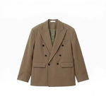 6285110638974,6285110638976,6285110638978,6285110638980, Double-Breasted Blazer and Wide-Leg Pants Set