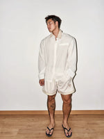 Relaxed Fit Draped Long-Sleeve Shirt 2