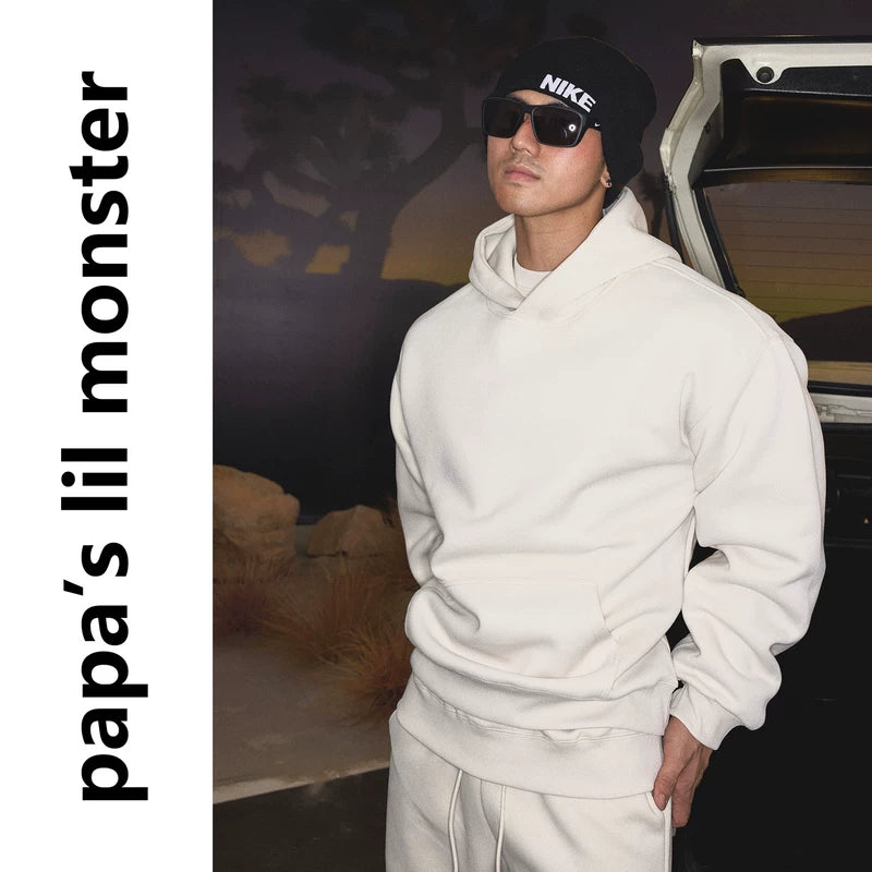 5948673941138,5948673941139,5948673941140,5948673941141,5948673941142, Heavyweight Loose-Fit Hooded Sweatshirt