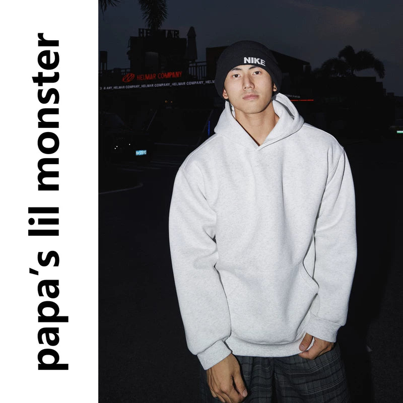 5948673941148,5948673941149,5948673941150,5948673941151,5948673941152, Heavyweight Loose-Fit Hooded Sweatshirt