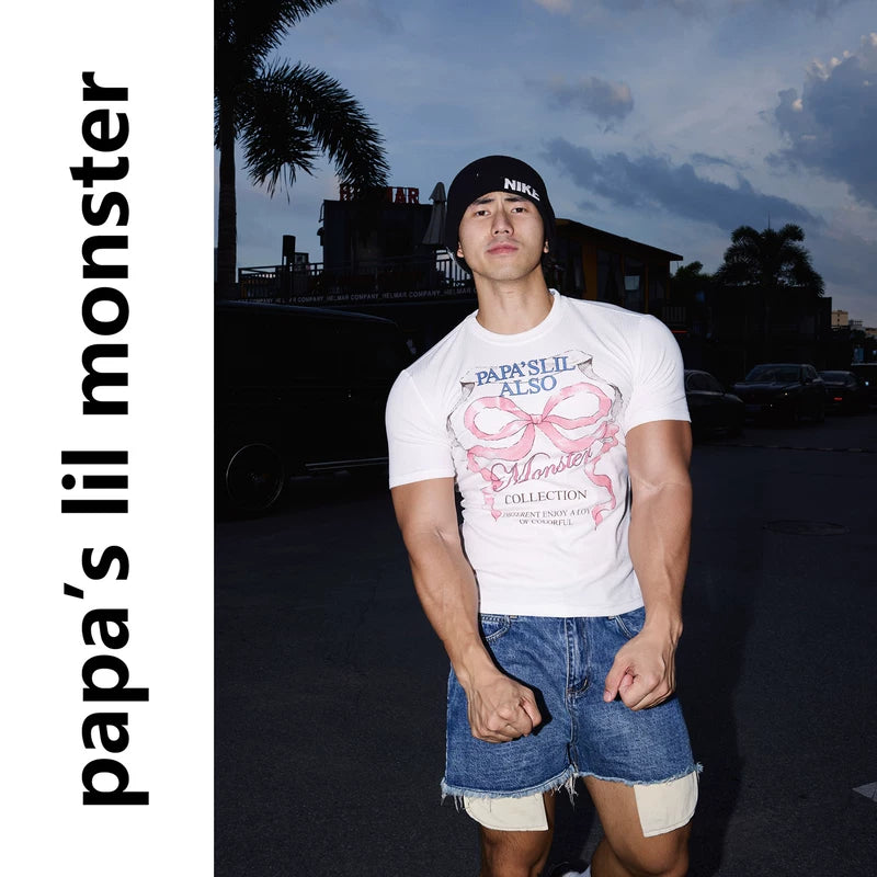 6264178530035,6264178530036,6264178530037, Slim Fit Graphic Short Sleeve T-Shirt