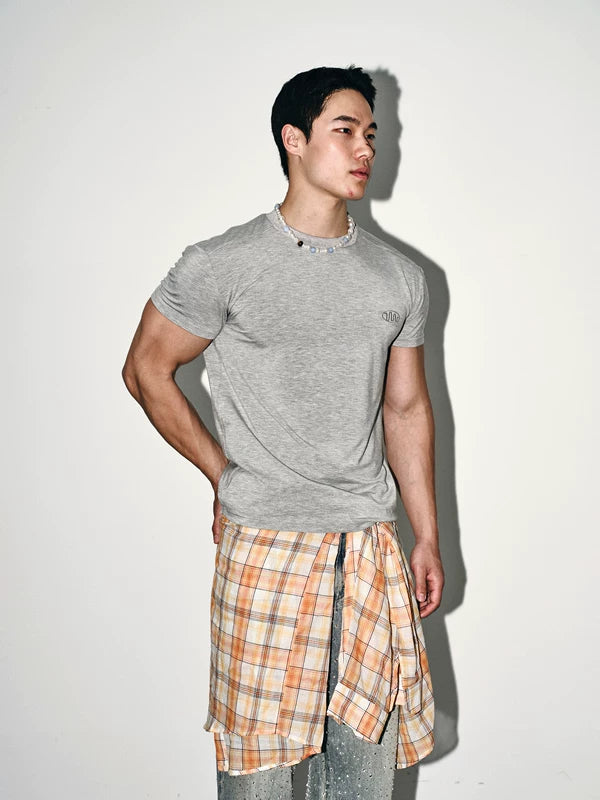 Slim Fit Crew Neck Logo T-Shirt 2