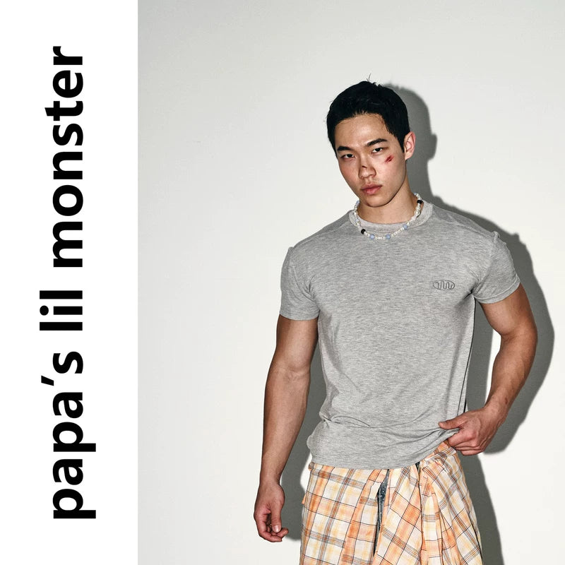 6260873270451,6260873270452,6260873270453, Slim Fit Crew Neck Logo T-Shirt