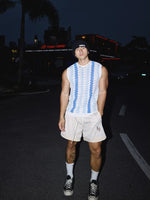 Wavy Pattern Knitted Vest 2