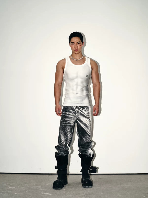 Ribbed Fitness Muscle Tank Top 5