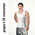 6095112848258,6095112848259,6095112848260, Ribbed Fitness Muscle Tank Top