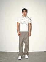 Slim Fit Letter Print T-Shirt 2