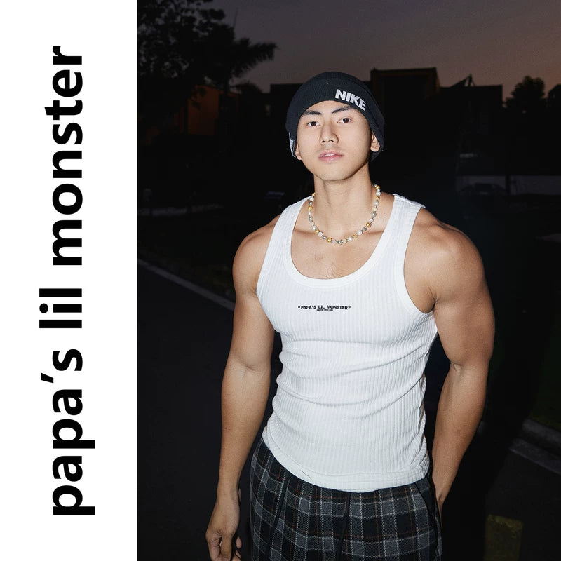 6052035108386,6052035108389,6052035108392, Slim Fit Ribbed Sleeveless Tank Top