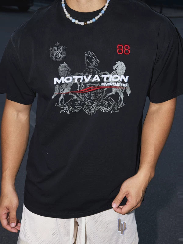 Retro Graphic Print Short-Sleeve T-Shirt 3