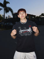 ,6052171016278,6052171016279,6052171016280, Retro Graphic Print Short-Sleeve T-Shirt