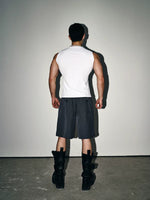 Straight Leg Shorts with Detachable Charm 4