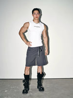 Straight Leg Shorts with Detachable Charm 5