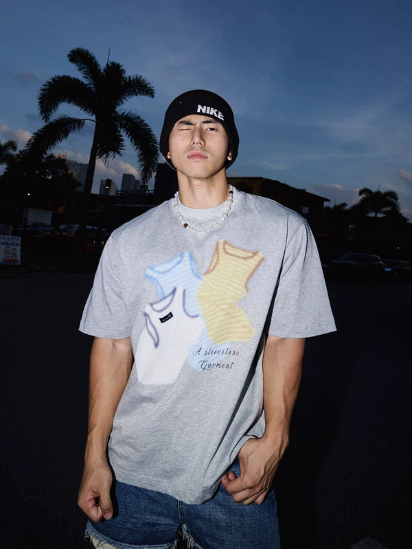 Graphic Print Short Sleeve T-Shirt 1